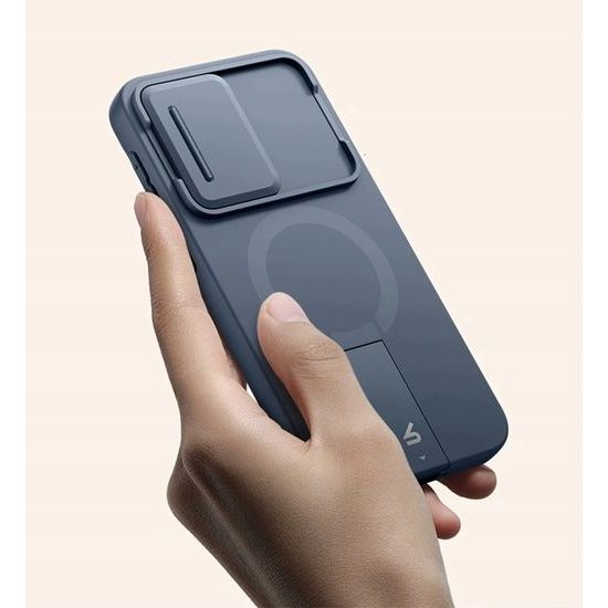 Suritch MagSafe Kickstand Camprotector tok Samsung Galaxy A37 / A36, kék
