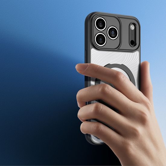 Dux Ducis Aimo Mag magnetni obroč, iPhone 17 Pro Max, črn
