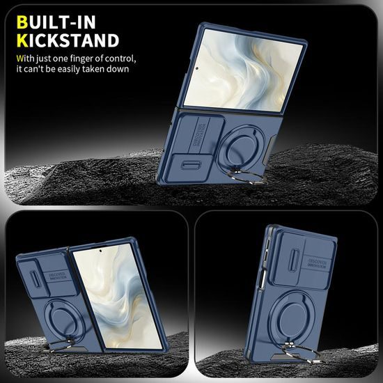 Etui Camslide Stand, Samsung Galaxy Z Fold 8, niebieskie