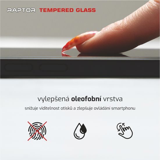 Swissten Raptor Diamond Ultra Clear 3D Zaštitno kaljeno staklo, UleFone Armor X10, crna