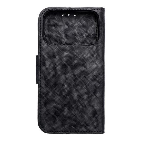 Θήκη Fancy Book, iPhone 17 Pro, μαύρη