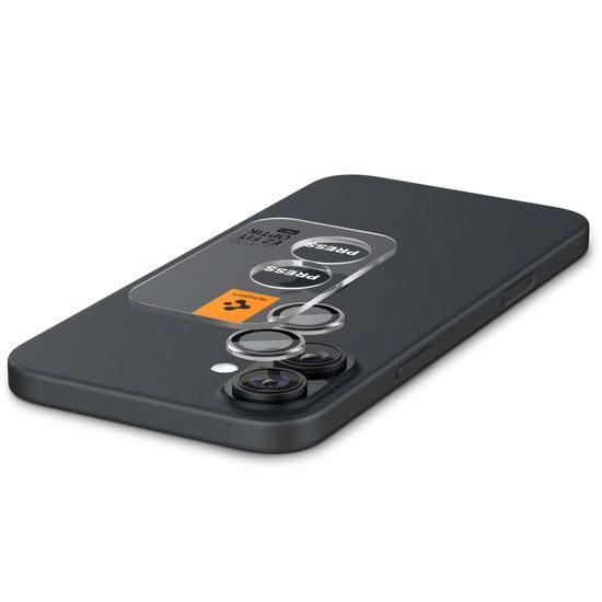 Spigen Optik.TR Ez Fit zaščita za kamero, 2 kosa, iPhone 16 / 16 Plus, kristalno čista