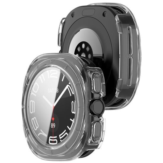 Tech-Protect Defense360, 2 τεμάχια, Samsung Galaxy Watch Ultra 2 2026 (47 mm), μαύρο / διάφανο