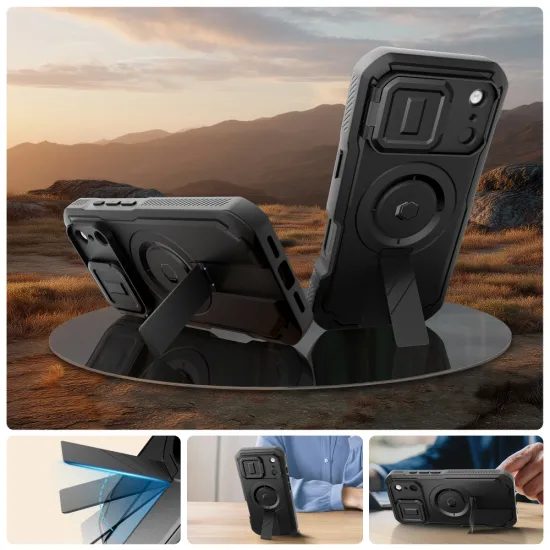 Tech-Protect Kevlar MagSafe θήκη, iPhone 17 Pro, μαύρη