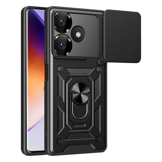 Xiaomi Redmi 13 dėklas – JP CamShield su kameros apsauga – juoda