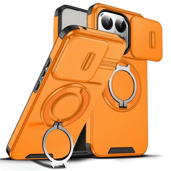 Θήκη Camslide Stand, Xiaomi 15T, πορτοκαλί