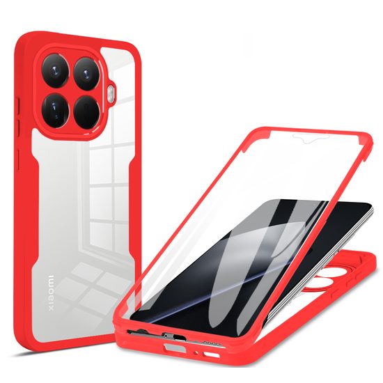 JP Defense πολύχρωμη θήκη, Xiaomi 15T, κόκκινη