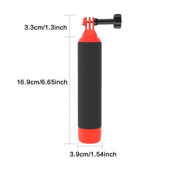 Floaty Hand Grip Pro – Πλωτή λαβή για GoPro, Insta360 και action cameras (σπείρωμα 1/4")