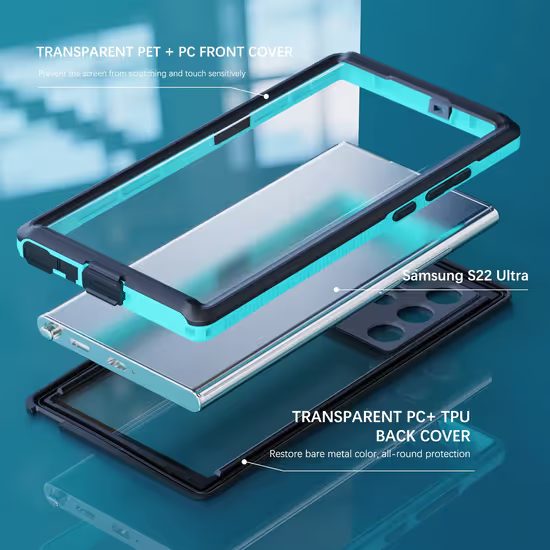 Etui ShellBox IP68, Samsung Galaxy S23 Ultra, črno