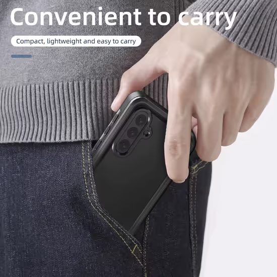 ShellBox IP68 Θήκη, Samsung Galaxy A35 5G, Μαύρο