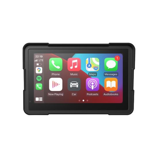 Motociklistički 7" CarPlay zaslon s bežičnim Apple CarPlay i Android Auto