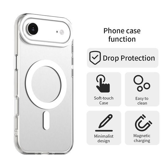 Techsuit CandyCase MagSafe, iPhone Air, λευκό