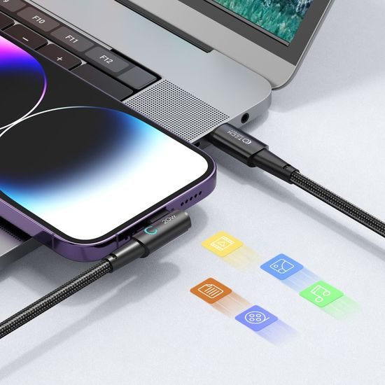 Tech-Protect UltraBoost "L" Καλώδιο Lightning PD20W / 3A, 1 μ, γκρι