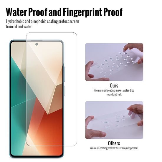 JP Long Pack Kaljeno steklo, 3 stekla za Xiaomi Redmi Note 13 5G