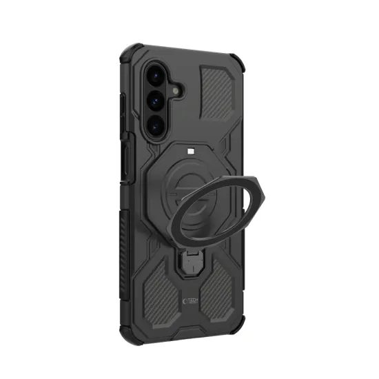 Tech-Protect TacticStand MagSafe vāciņš Samsung Galaxy A17 / A18 – matēti melns
