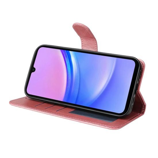 Samsung Galaxy A18 klappümbris Magnet Case – roosa