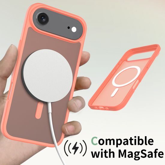 JP MagFit Colour MagSafe θήκη με μαγνήτη N52, iPhone Air, πορτοκαλί
