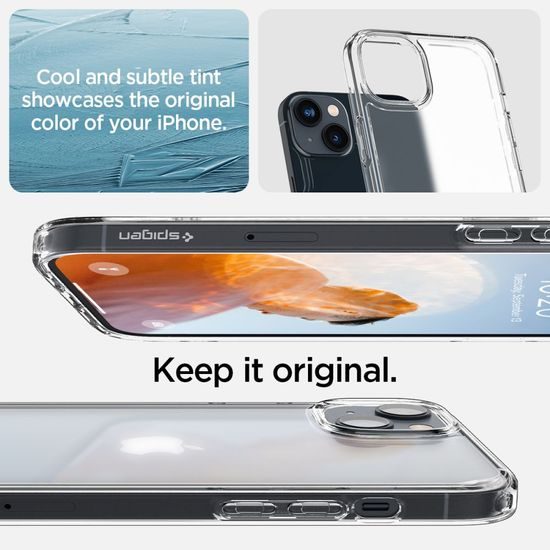 Spigen Ultra carcasă hibrid pentru mobil, iPhone 14, frost clear