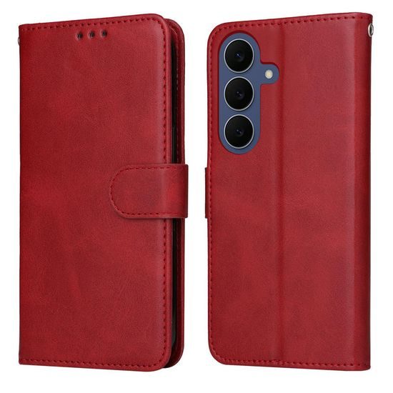 Samsung Galaxy S26 FE ümbris – Magnet Case nahkümbris – punane