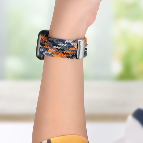 Strap Fabric Armband für Apple Watch 6 / 5 / 4 / 3 / 2 (44 mm / 42 mm) orange