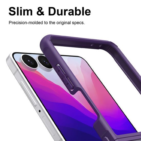 Techsuit HaloFrost II MagSafe Schutzhülle für Samsung Galaxy Z Flip8 - Magnetische Handyhülle - Violett