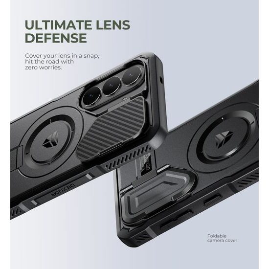 Dexnor MagSafe 360 Kickstand Camprotector калъф Samsung Galaxy S26, черен