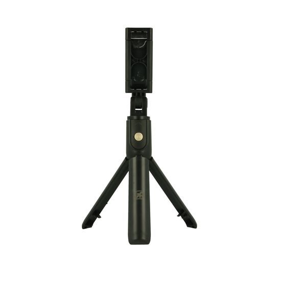 JP Selfie Stick / Τηλεσκοπικό Στικ με Αποσπώμενο Τηλεχειριστήριο Bluetooth και Τρίποδο, S01, Μαύρο