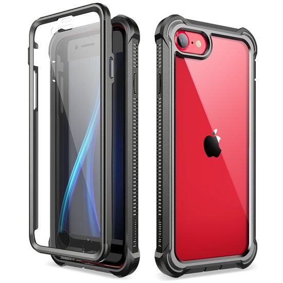 Dexnor 360 Clear etui iPhone 7 / 8 / SE 2020 / 2022, črn