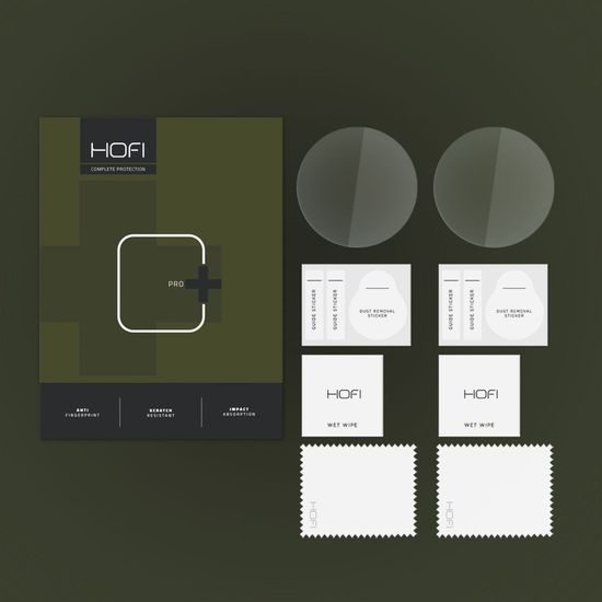 Hofi Pro+ 2 Zaščitno kaljeno steklo, Huawei Watch GT 4 (46 mm), prozorno