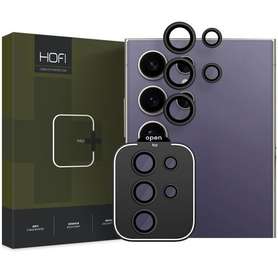 Hofi Camring Pro+, sticlă pentru obiectivul camerei, Samsung Galaxy S24 Ultra, negru