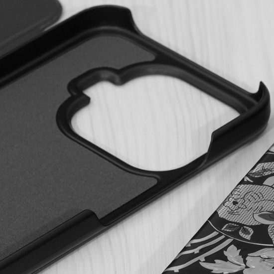 Eco Leather View maska, Xiaomi 17T, crna