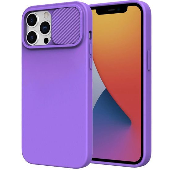 Husă Nexeri cu capac pentru cameră, Samsung Galaxy M23 5G, mov