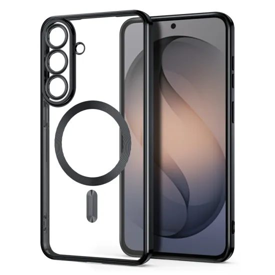Samsung Galaxy S26 FE vāciņš – Tech-Protect MagFlex MagSafe – spīdīgi melns