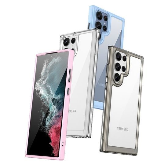 Outer Space Case κάλυμμα, Samsung Galaxy S22 Ultra, κόκκινο