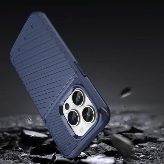 Thunder etui, iPhone 14 Pro Max, niebieski