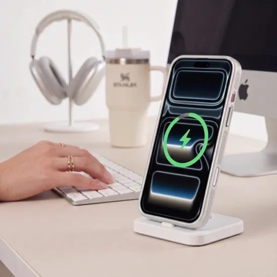 iPhone 17 Pro / 18 Pro dėklas – Tech-Protect MagPrime MagSafe – pilka