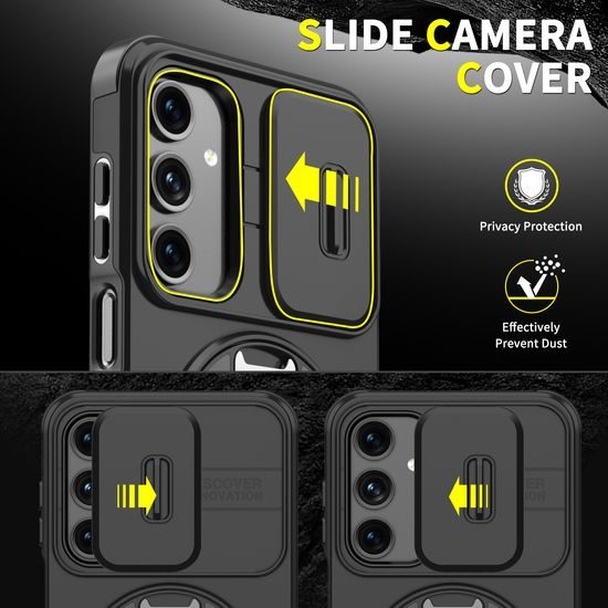 Camslide Stand etui, Samsung Galaxy S24 / S25, vijolična