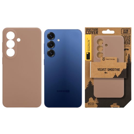 Tactical Velvet Smoothie калъф, Samsung Galaxy S26, кафяв