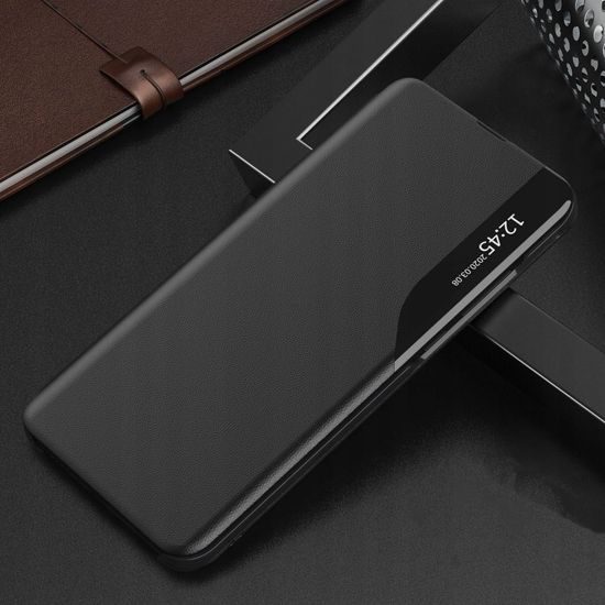 Eco Leather View Case, Xiaomi Redmi Note 13 Pro 5G / Poco X6 5G, μαύρο