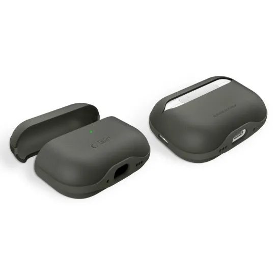 Tech-Protect NaturalFit, Apple AirPods Pro 3, σκούρο πράσινο