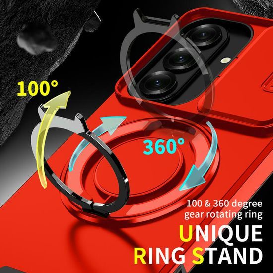 Etui Camslide Stand, Samsung Galaxy S26 Plus, czerwone