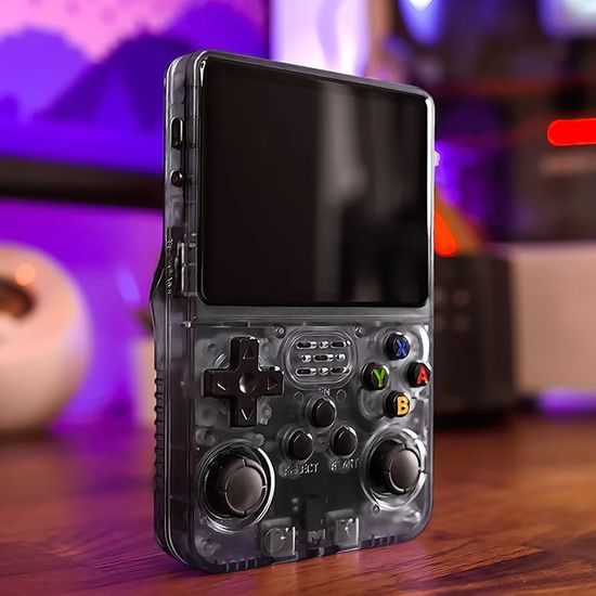 PK01S Prenosná herná konzola s 3,5" IPS displejom, čierna