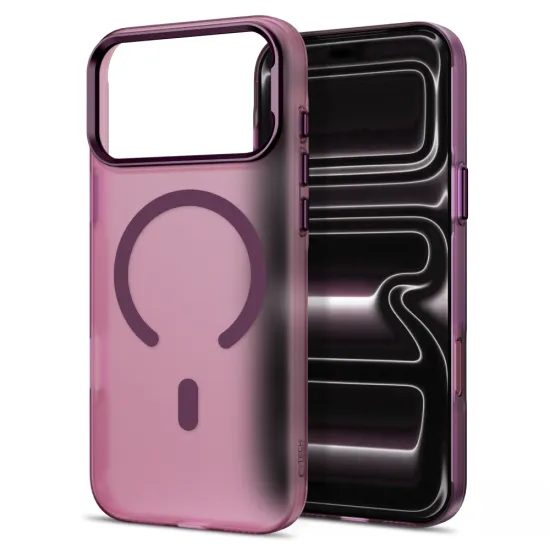 Tech-Protect MagZero MagSafe ümbris iPhone 17 Pro / 18 Pro – matt veinpunane