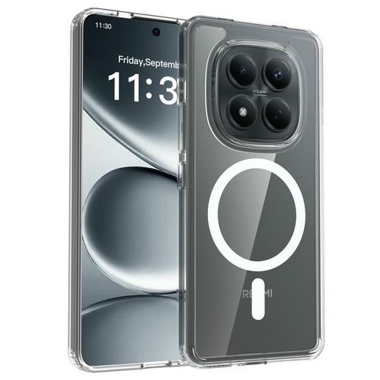 Magsafe Clear obal, Xiaomi Redmi Note 15 Pro 4G, průhledný