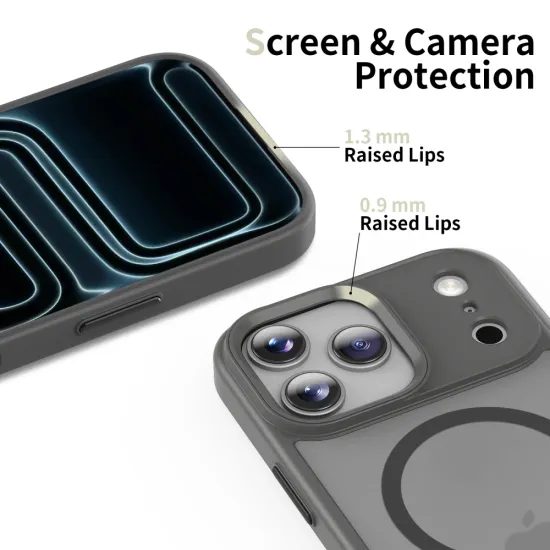 Tech-Protect MagMat MagSafe iPhone 17 Pro Max, γκρι ματ