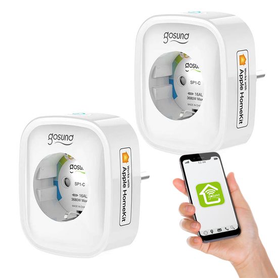 Gosund SP1-H intelligens WiFi aljzat, 2 db