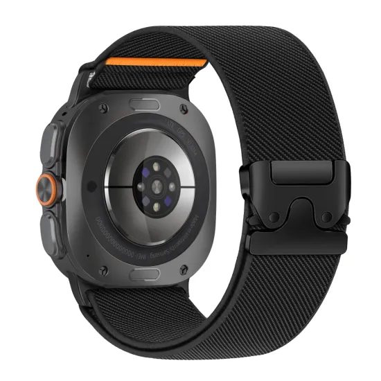Pasek Tech-Protect Nylon Clasp, Samsung Galaxy Watch Ultra 1 / 2 2024-2026 (47 mm), czarny