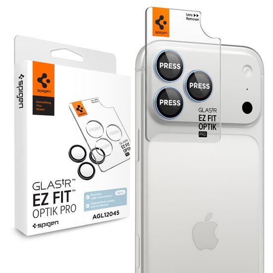 Spigen Optik.TR Ez Fit (AGL12045), ochrana fotoaparátu, 2 kusy, iPhone 18 Pro / 18 Pro Max, modrá