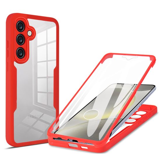 JP Defense πολύχρωμη θήκη, Samsung Galaxy A57 5G, κόκκινη