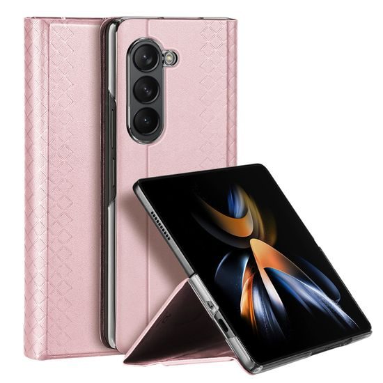 Novčanik Dux Ducis Bril, Samsung Galaxy Z Fold5 5G, ružičasti